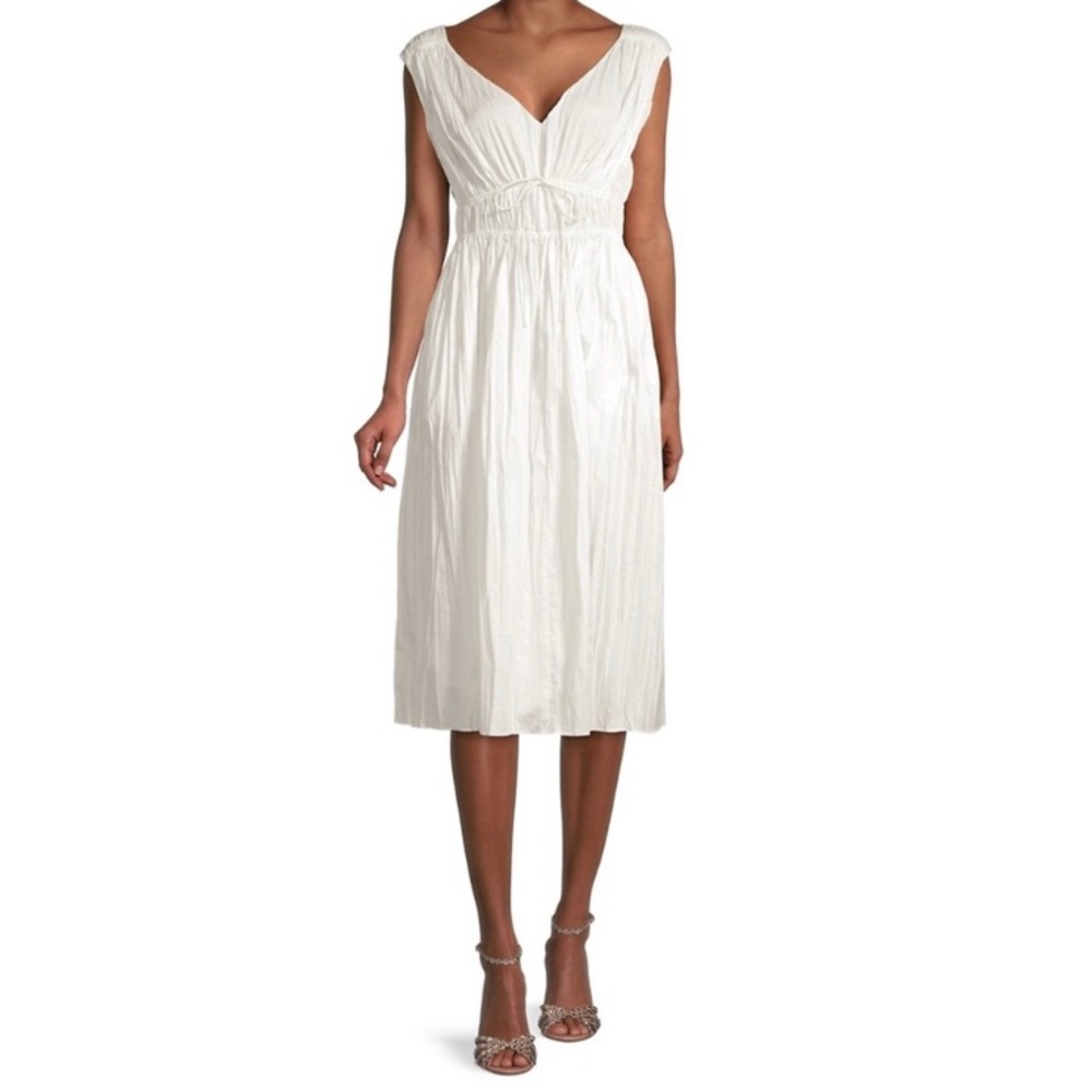 Rebecca Taylor Broomstick Dress -Off White Sz 2  NWT